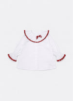 Camisa Tricoline Detalhe Onçinha