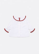 Camisa Tricoline Detalhe Onçinha