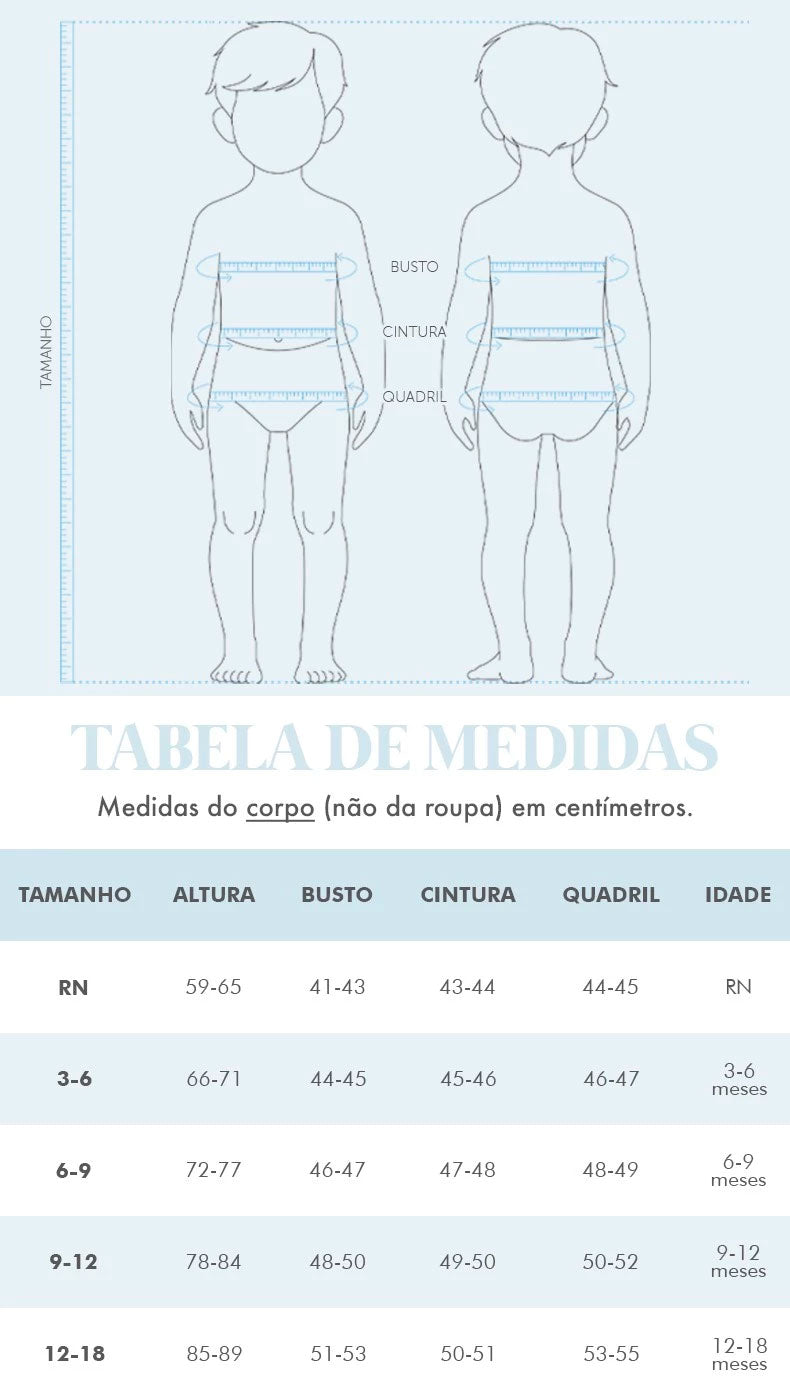 Tabela de Medidas