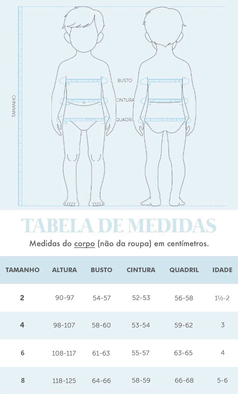 Tabela de Medidas