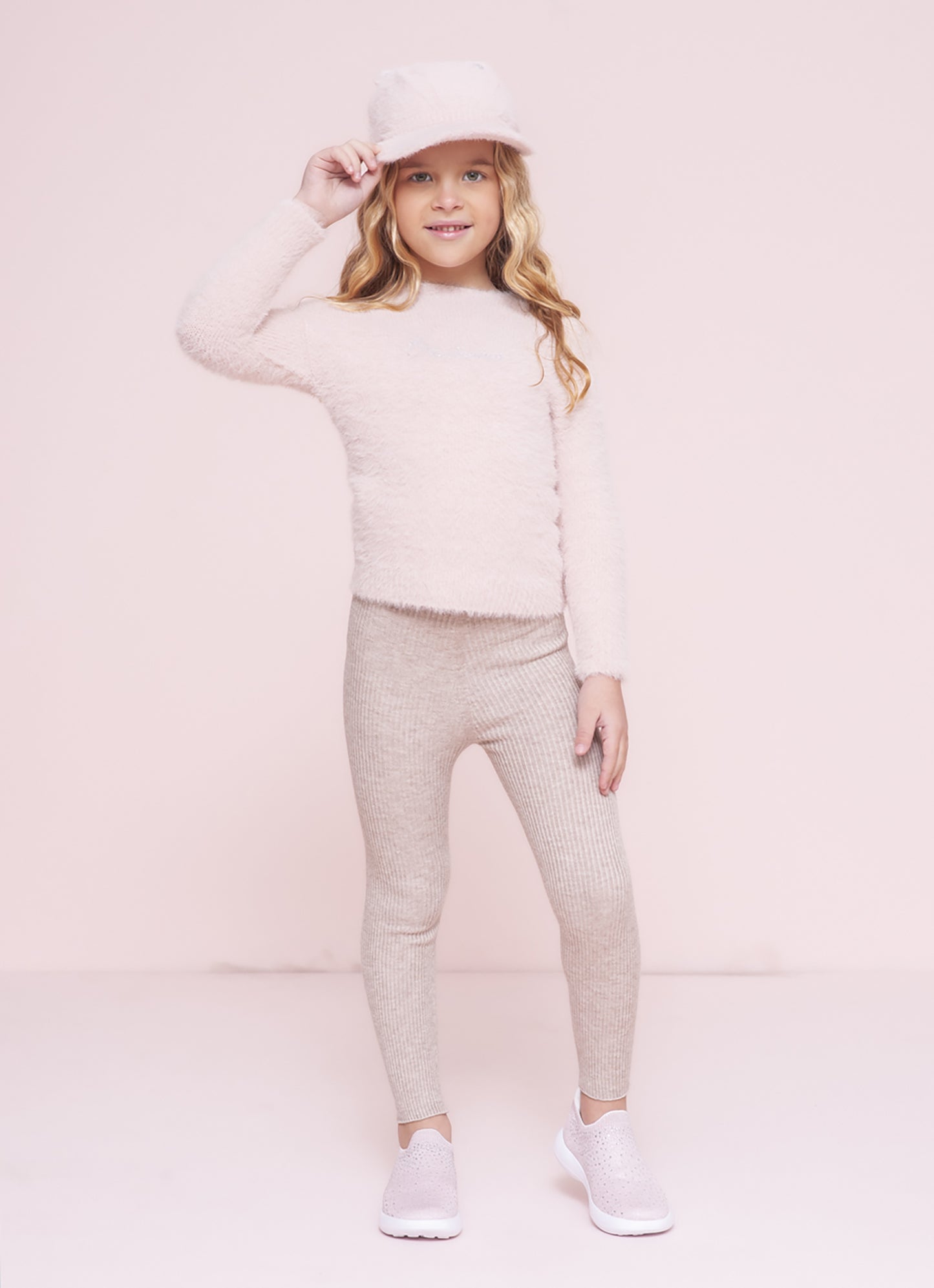 Legging Tricot Canelada Sem Costura