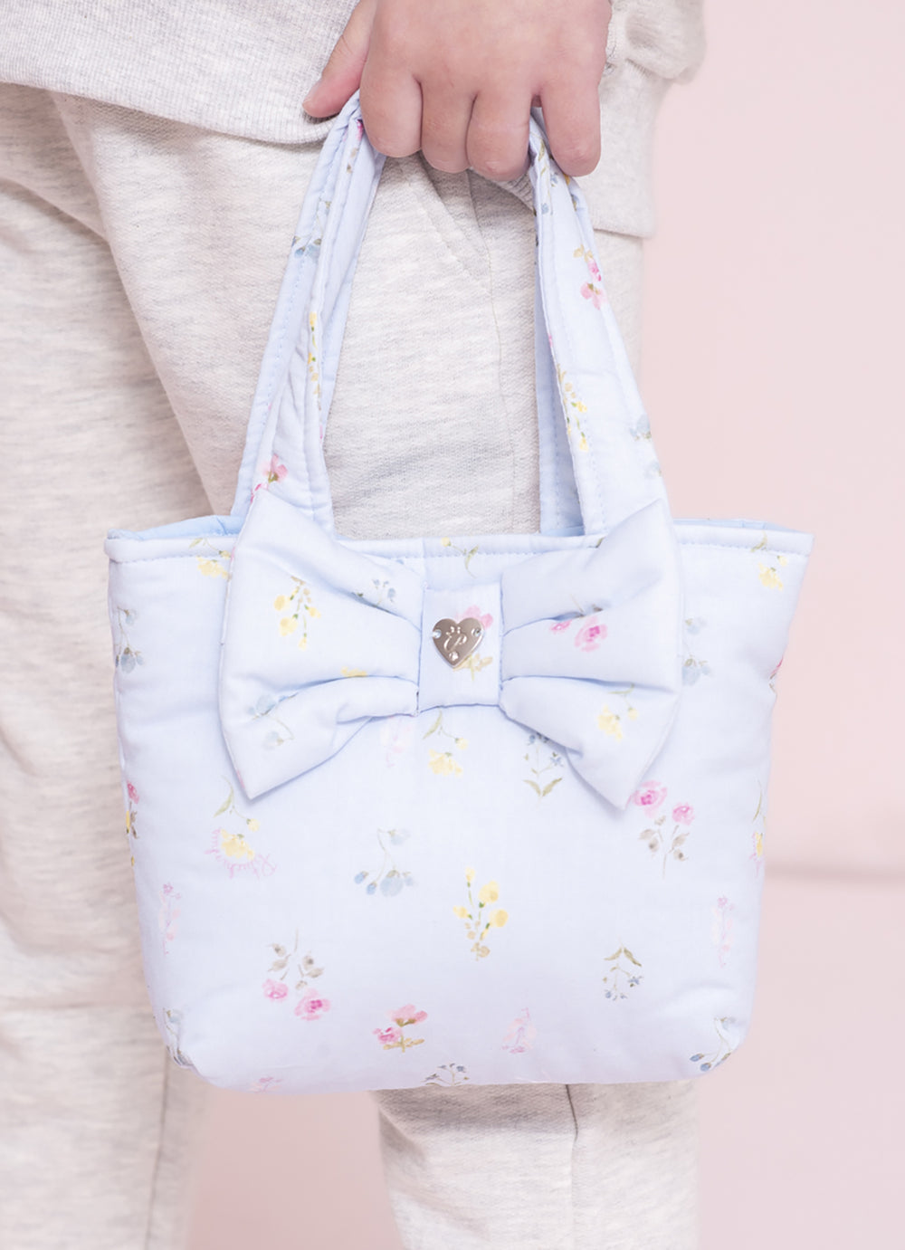 Bolsa Algodão Estampado Laço