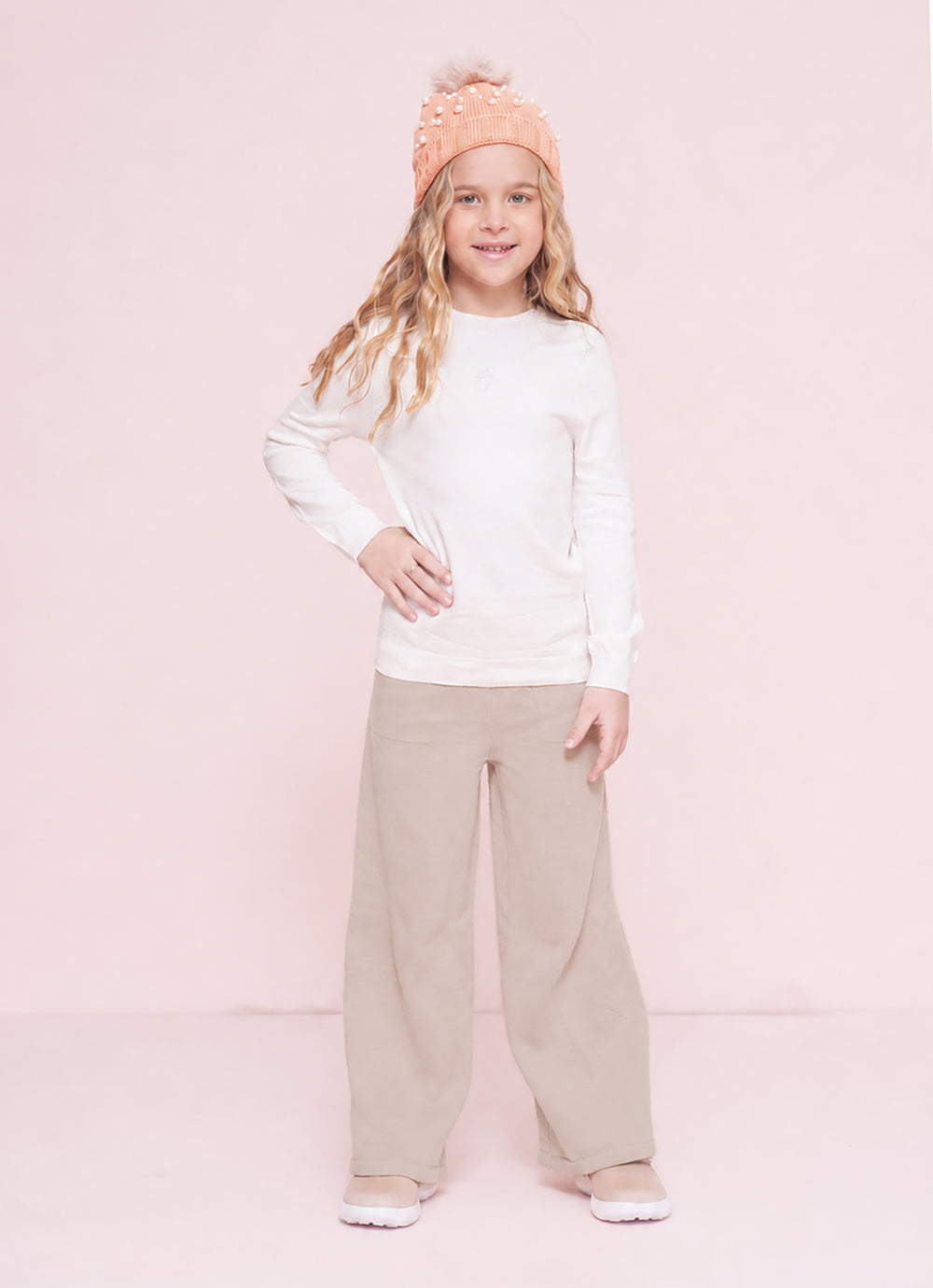 Calça Tricot Reta P Cristal