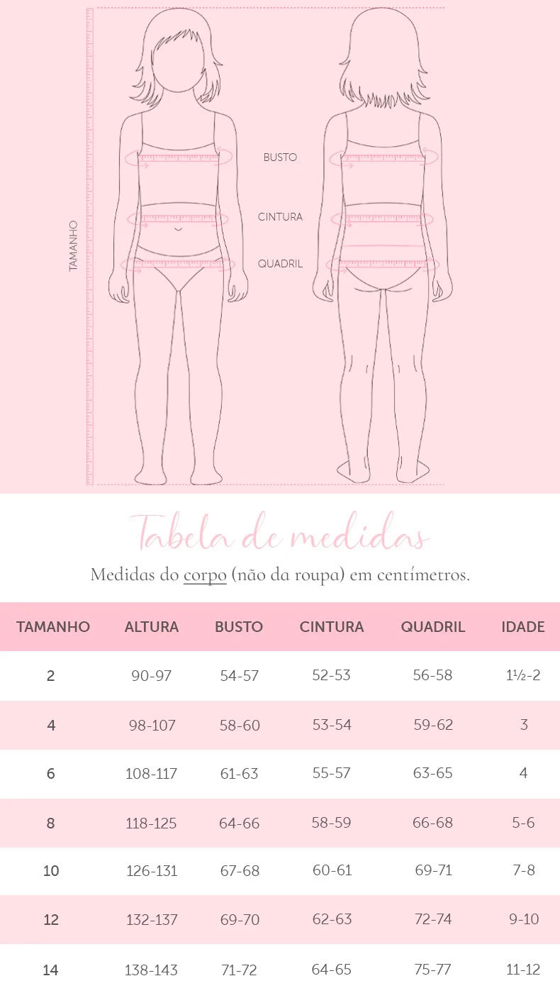 Tabela de Medidas