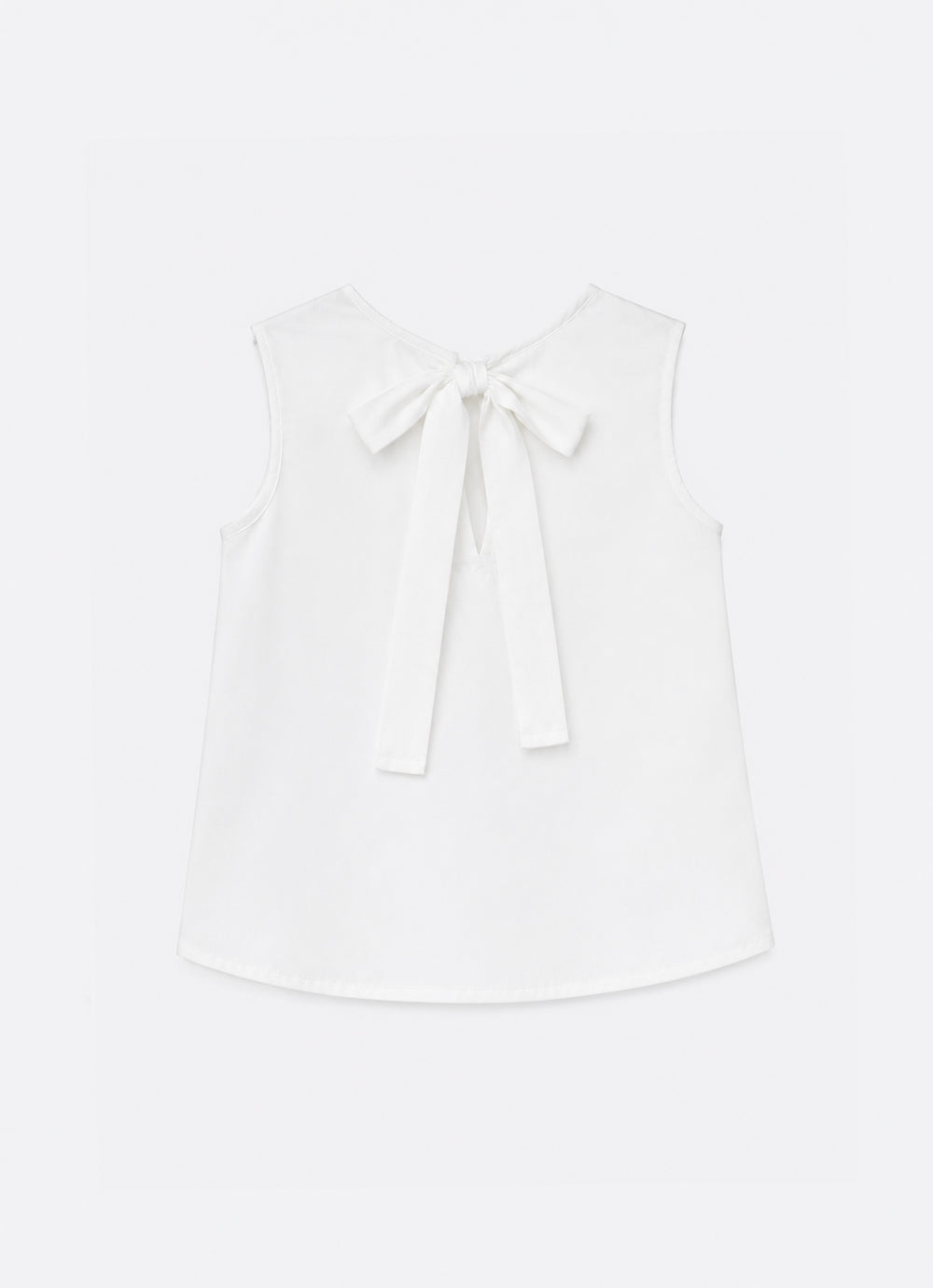 Blusa Tricoline Laço Cristais