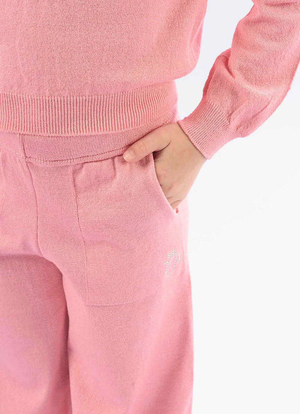 Calça Tricot Reta P Cristal